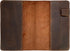 Hide & Drink Rustic Cover for Leuchtturm A6 Hardcover Notebook, Full Grain Leather, Handmade, Bourbon Brown (Notebook