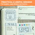 Ultimate Design Elements Planner Stickers Set - Value Pack of 24 Sheets, Clear Stickers, Banners, Arrows for Journals