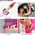 Stretchy Wristlet Keychain - Braided Cute Lanyards for Keys, Key Chain Holder for Women and Men (Pink)