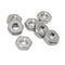 Fullerkreg 8-32 Hex Nut, Coarse Thread Hexagon Nut,18-8 Stainless Steel Hex Nut, Silver