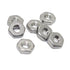 Fullerkreg 8-32 Hex Nut, Coarse Thread Hexagon Nut,18-8 Stainless Steel Hex Nut, Silver
