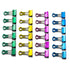 Officemate Easy Grip Binder Clips, Metallic, Small, Pack of 24