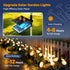 SEEWELUMI 2Pack Solar Garden Lights Outdoor, Solar Lights Garden Decor, Swaying Mushroom Lights Waterproof for Yard