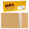 Dura-Gold Premium 1/2 Sheet Gold Sandpaper Sheets, 100 Grit (Box of 16) for Woodworking and Auto Paint