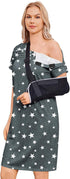 Deyeek Post Shoulder Surgery Dress Women Side Full Tear Away After Rotator