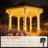 BANBANJO 66ft 200 8 Solar Rope Lights for outside, LED Solar string Lights with Modes, Waterproof Solar Outdoor Light