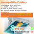 8.5x11 Inches 100 115gsm Koala Glossy Thin Inkjet Paper Sheets Compatible with Inkjet Printer Use DYE INK