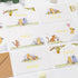 50 Pack Crisky Cute Bear Thank You Cards Blank Inside with Envelopes and Stickers for Birthdays, Baby Showers