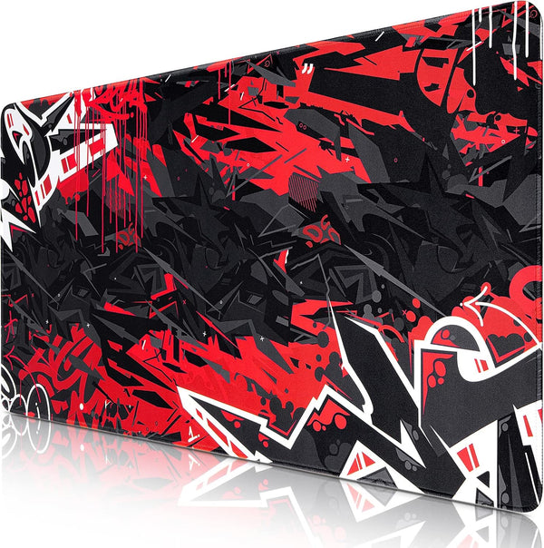 Gaming Mouse Pad, Canjoy Extended 31.5x15.7inch XXL Large Computer Keyboard Mouse Mat with Non-Slip Base