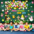 Zonon 114 Pcs Christian Spring Classroom Bulletin Board Decorations, Flower Tree Set for Sunday School Kids Office