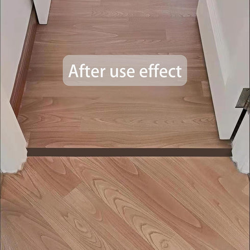 Floor Transition Strip, Self-Adhesive Cover Strips for Vinyl Flooring, Minimalism Oak Wood Grain Design 78.7in (5cm,