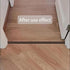 Floor Transition Strip, Self-Adhesive Cover Strips for Vinyl Flooring, Minimalism Oak Wood Grain Design 78.7in (5cm,