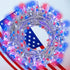 YAOZHOU 200LED 4th of July Decorations, Red White and Blue String Lights for Christmas, Independence Day, Bedroom,