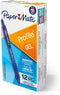 Paper Mate Gel Pen Profile - Retractable Pen 0.7mm Blue 12 Count
