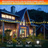 JYTOBN 10Ft 2 Pack,Poles String Light Poles for Outdoor String Lights with Fork and Fence Clamp,Hanging Lights Metal