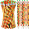 Fall Pencil Thanksgiving Assortment Wood Pencils, Autumn Cylinder Decorative Pencils for Kids School Supplies (100 Pcs)
