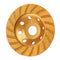 KSEIBI 644052 Super Turbo Diamond Cup Wheel, 4-1/2 Inch (115 mm)