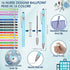 Jetec 32 Pcs Nurse Sticky Notepads with Pens, Teacher Appreciation Gifts Set, Cute Memo Pads for Teacher