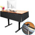 MOUNT-IT! Under Desk Privacy Panel, 41 Inches Wide, with Cable Management and Organizer Pockets, Modesty Desk Skirt,