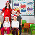 Cholemy 105 Pcs Winter Bulletin Board with Holidays Around The World Cutouts for Educational Resources Decor