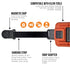 Magnetic Multimeter Hanger Strap works with Klein Tools Meters MM1000, MM1300, MM2000, MM2300, MM5000, MM6000