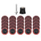 HARFINGTON 26pcs Quick Change Discs Set 1" Roll Lock Sanding Discs with