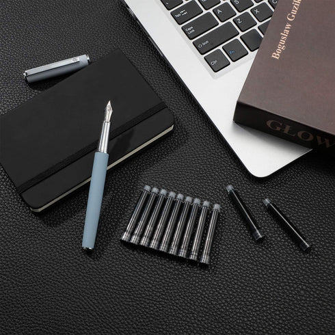Outus 120 Pcs Fountain Pen Ink Cartridges, 3.4 mm Fountain Pen Refills
