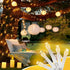 100FT 300 Warm White String Lights LED Extra Long Waterproof Fairy Lights on Clear Wire, Plug-in Indoor Outdoor