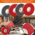 18Pcs 4 Inch 14Pcs Wheel,3Pcs Buffering Wheels Polishing Kit with Compound for Angle Grinder,Includes Nylon Fiber Flap