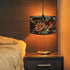 Bioaqua Boho Hanging Light with Plug in Cord | Hanging Lamp for Easy Installation | Bamboo Macrame Lamp Shade