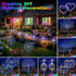 2 Pack 8 120 btfarm Solar Garden Lights Outdoor Modes, LED Firework Lights Solar Powered, Waterproof Twinkle Fairy