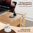 Yocice 6Pack Rotatable Cord Organizer,Spring Cable Clips Desk Cable Management Cord Holder Adhesive Phone Charger Cord