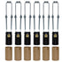 E12 4-Inch 6 Pack Creative Hobbies Chandelier Lighting Fixture Socket Kit - Adjustable Height Candelabra Sockets