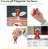 The Pencil Grip Magnet Man Magnetic Clip, Assorted Colors, Pack of 10