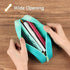 Pencil Holder Case, Gradient Color Silicone Waterproof Pencil Pouch, Portable Aesthetic Zipper Pencil Bag for School