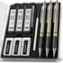 Four Candies Metal Mechanical Pencil Set - 3PCS 0.7mm Art Pencils & 360PCS HB Lead Refills & 3 Erasers