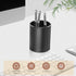 Vaydeer Metal Pen Holder - Round Black Pencil Cup for Desk, Office, School, Home Stationary Supplies (3.15 x 3.15 x