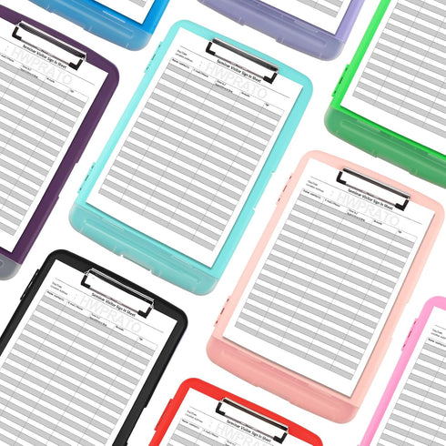 Organizer Clipboard with Storage, Foldable File Folder, Plastic Clipboard Folio for Teacher, Kids, Doctor, Offices