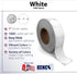 Kenco Color Coding Circle Dot Sticker Labels on a Roll, White, 1 Inch, 1000 Stickers