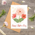 TRIDECOR 5"7" 350gsm Mothers Day Card from Daughter, Son, Kids Folded Greeting Card with Envelope & Sticker Sweet