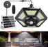 Deogos Solar Shed Light, Solar Pendant Light Indoor Outdoor,180 LED 1000LM Solar