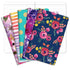 Elan Publishing Company Field Notebook, 5"x8", Assorted Patterns, Lined Memo Book, Pack of 5 for Writing