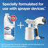 COVID-19 64 Turbo Disinfectant Cleaner for Sprayer Devices, Bleach-Free, Kills Cold and Flu Viruses and Virus, Fluid