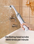 KH6A IPX7 5 kHelfer Rechargeable Electric Grout Brush with Built-in Battery, Upgraded Stainless Steel Wire Power Brush