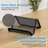MaxGear Mesh Business Card Holder for Desk, Black Metal Stand with 50 Cards, 2 Pack