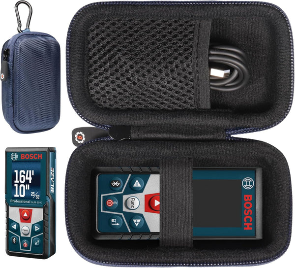 Getgear Laser Distance Measure Case for Bosch Blaze GLM50C, Bluetooth Enabled 165ft Laser Measure with Color Display