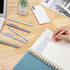 Ddaowanx Gel Pens, 0.5mm Fine Point Quick Dry Blue Ink, Cute Colorful Barrel Smooth Writing Pen, 6 Pcs