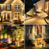 2-in-1 1 Pack) Solar Spotlights Outdoor Waterproof, Warm White Landscape Spotlights, Decorative Solar Spot Lighting