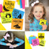 SIMONA Sticky Notes 3x3 in, 6 Color Bright Colorful Sticky Pad, 6 Pads/Pack, 100 Sheets/Pad, Self-Sticky Note Pads
