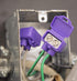 King Innovation 95015 AlumiConn Wire Connector, 10 pk, Purple